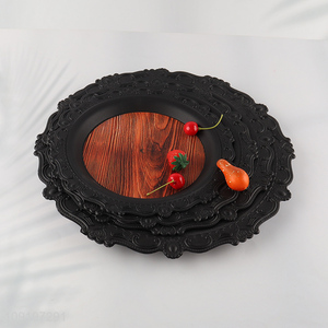 New Arrival Plastic Serving Tray Reusable Plastic Dessert Serving Tray