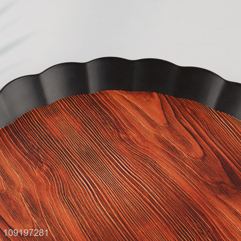 Good Quality Plastic Serving Tray Reusable Party Tray Desserts Platter