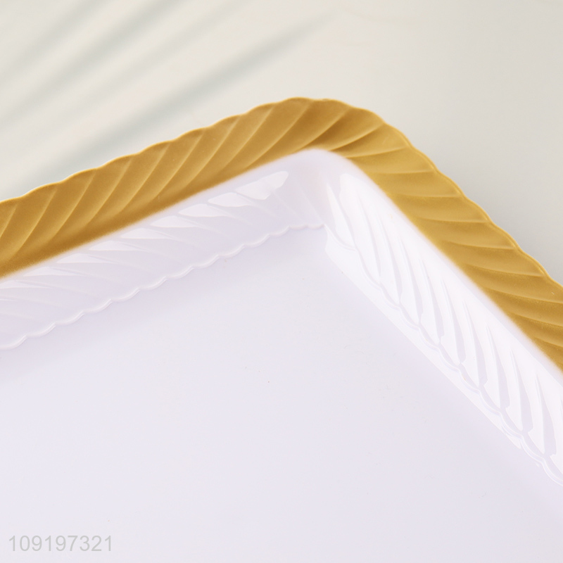 High Quality Serving Tray Plastic Serving Platter Plastic Fruit Tray