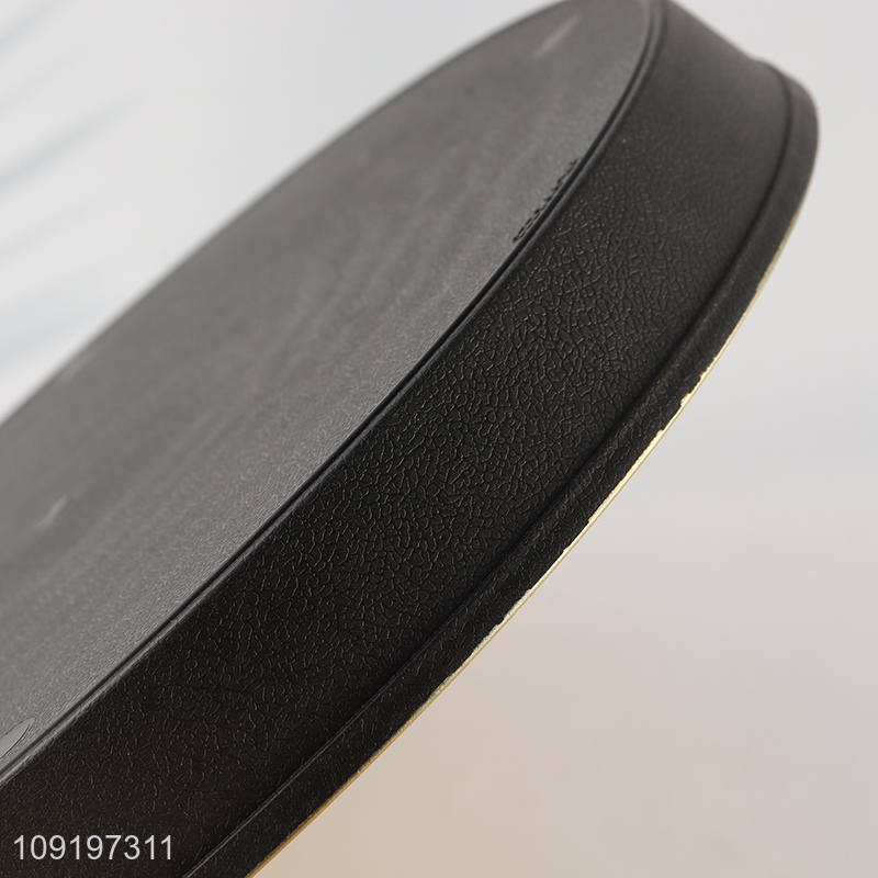 New Product Gold Plastic Serving Tray Unbreakable Fruits Serving Tray