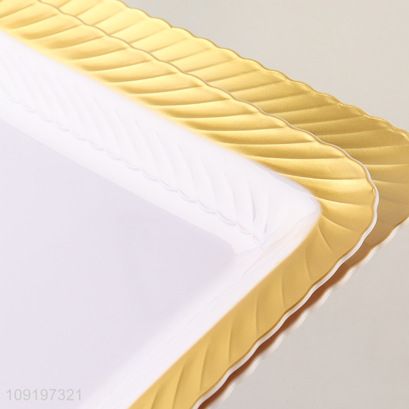 High Quality Serving Tray Plastic Serving Platter Plastic Fruit Tray