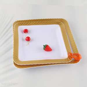 High Quality Serving Tray Plastic Serving Platter Plastic Fruit Tray