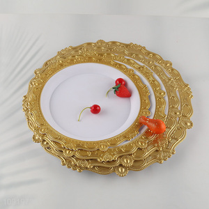 Factory Supply Plastic Serving Tray Plastic Serving Platter for Wedding