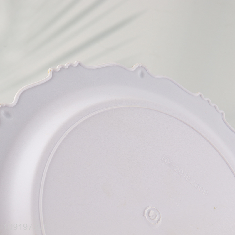 Factory Supply Plastic Serving Tray Plastic Serving Platter for Wedding