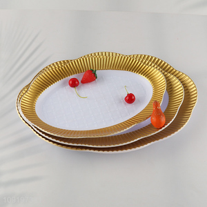 Wholesale Plastic Serving Tray for Parties Baby Shower Birthday Wedding