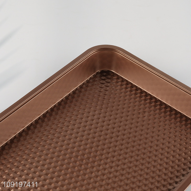 High Quality Plastic Serving Tray Reusable Plastic Dessert Serving Tray