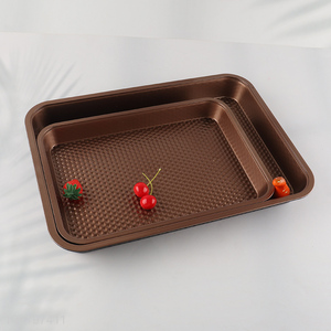 High Quality Plastic Serving Tray Reusable Plastic Dessert Serving Tray