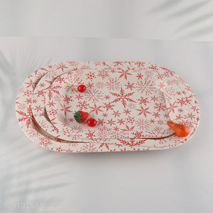 High Quality Plastic Serving Tray Dessert Serving Tray Christmas Platter