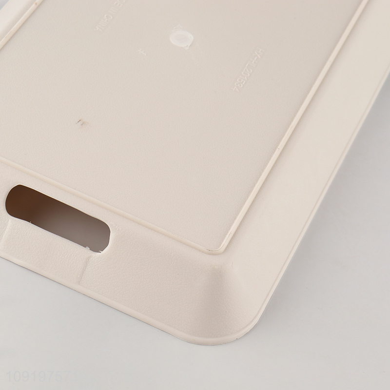 Hot Selling Marble Pattern Plastic Serving Tray for Desserts Cookies