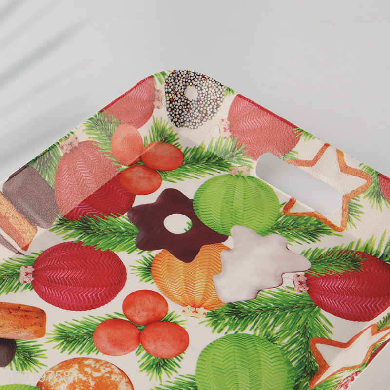 New Product Custom Logo Plastic Serving Tray Serving Platter Wholesale