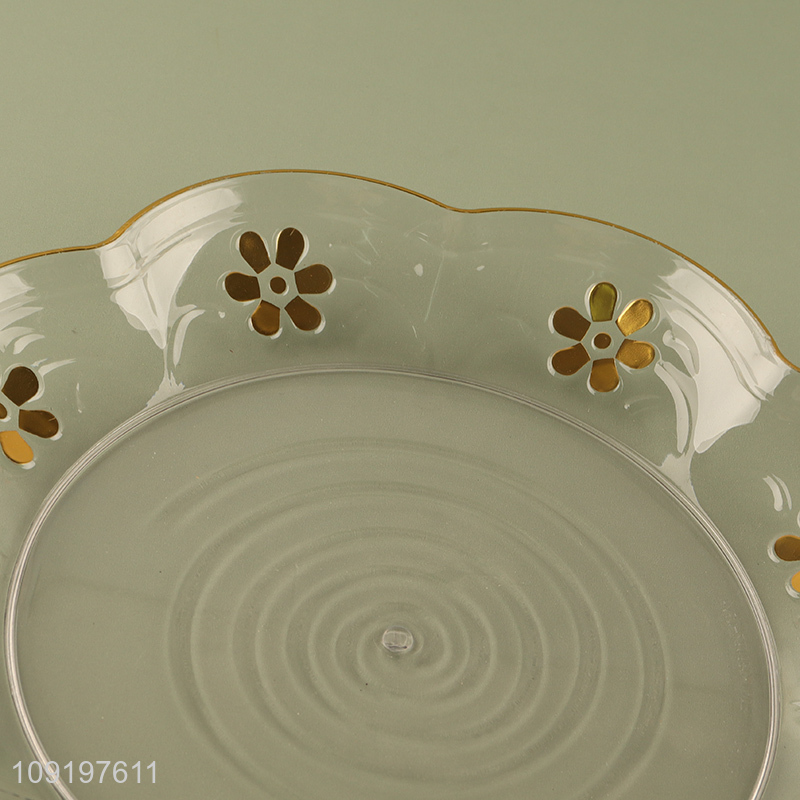 Hot Selling Serving Tray Plastic Serving Platter for Appetizers Fruits