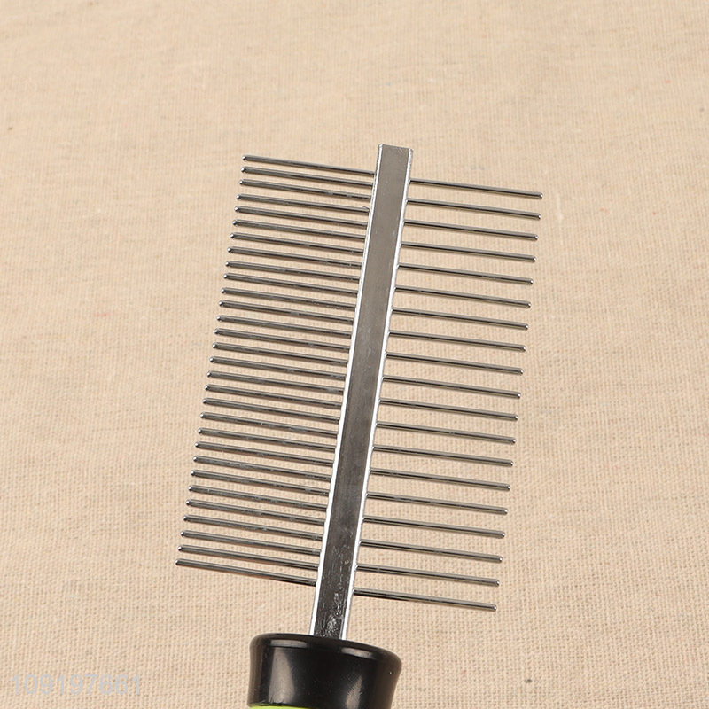 Popular products double-sided pet hair comb pet hair remover brush
