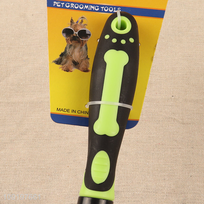 Popular products double-sided pet hair comb pet hair remover brush