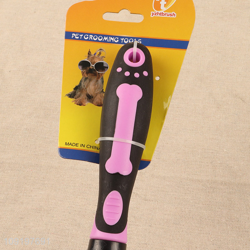Good quality pet dog grooming tool pet hair comb pet hair remover brush