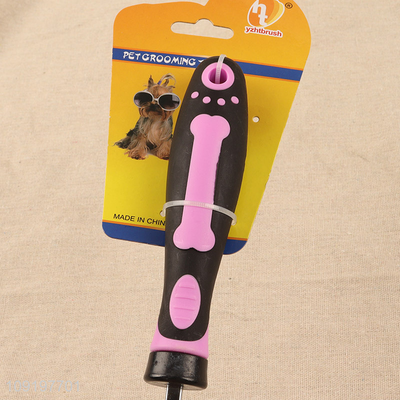 China supplier professional pet hair comb pet hair remover brush pet supplies