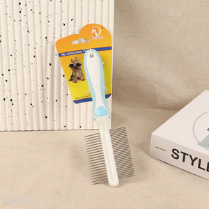Top products double-sided pet hair comb pet hair remover brush for sale