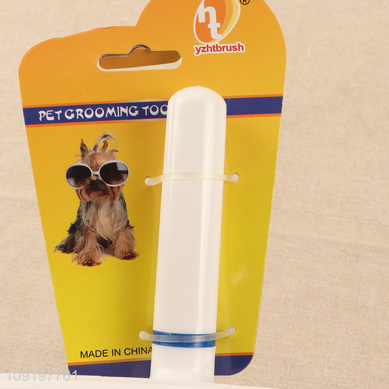 Factory supply rectangle massage pet hair comb pet hair remover brush for sale