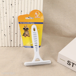 Yiwu market pet hair comb pet hair remover brush pet grooming tool