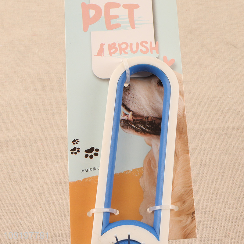 China factory double-sided pet hair comb pet hair remover brush for sale