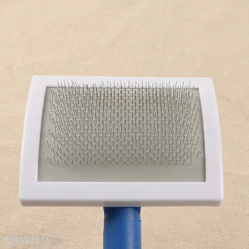 Factory direct sale rectangle pet hair comb pet hair remover brush wholesale