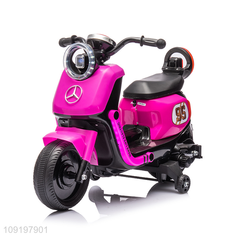 New Product Kids Ride on Cars Electric Motorcycle with LED Lights & Cargo