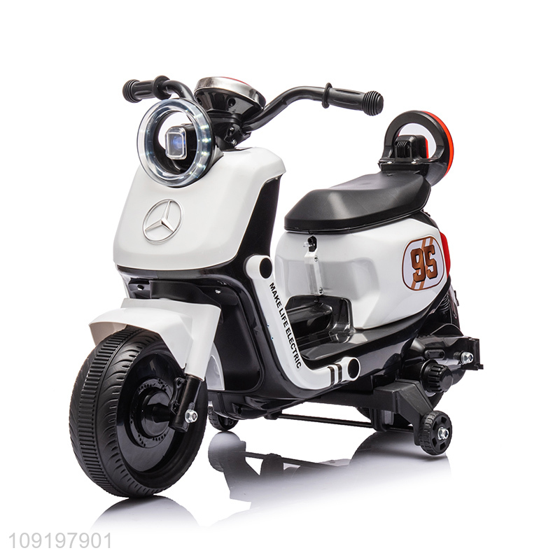New Product Kids Ride on Cars Electric Motorcycle with LED Lights & Cargo
