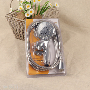 Yiwu market home hotel shower head set with shower hose