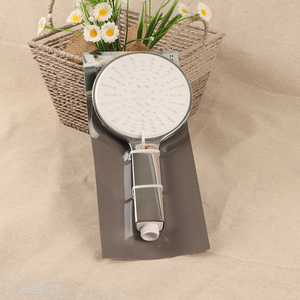 Low price round household bathroom accessories high pressure shower head