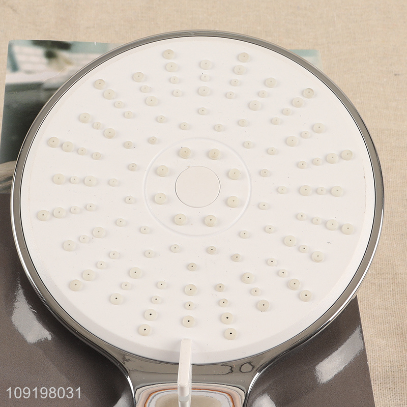Low price round household bathroom accessories high pressure shower head