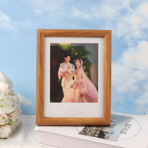 China products home decor wooden 6*8inch photo frame picture frame for sale