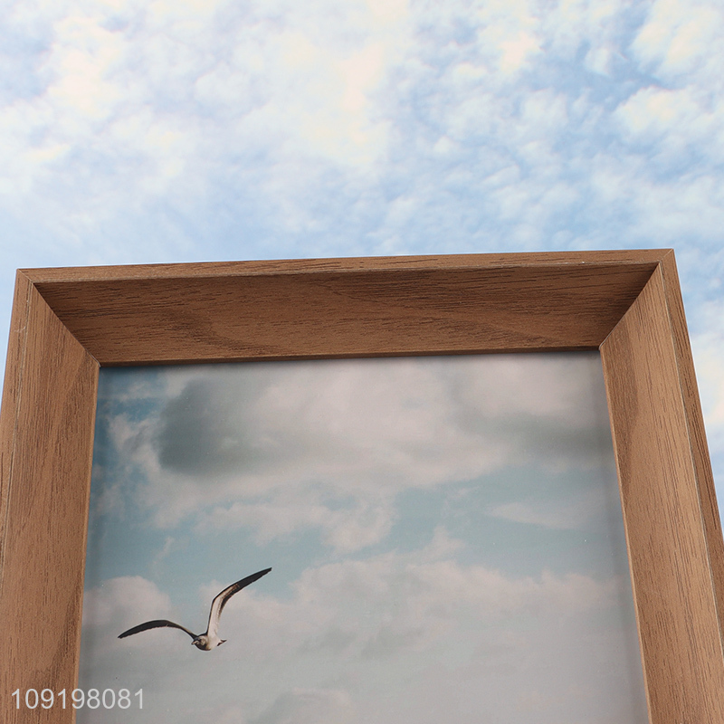 Top selling rectangle 6*8inch photo frame picture frame for desktop decor