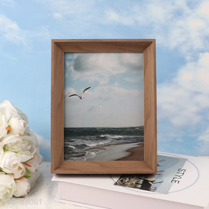 Top selling rectangle 6*8inch photo frame picture frame for desktop decor