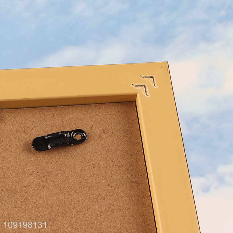 Factory price rectangle desktop standing 6*8inch photo frame picture frame