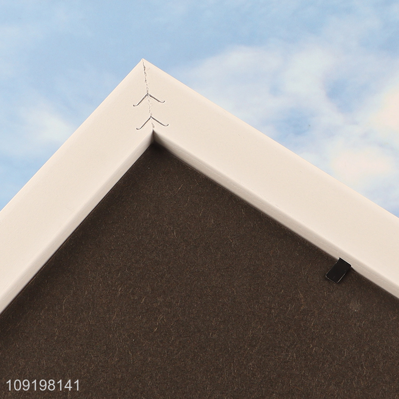 Low price rectangle wooden 6*8inch photo frame picture frame for sale