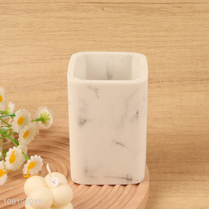 China factory square mouthwash cup toothbrush cup for bathroom accessories