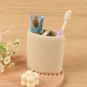 China supplier household bathroom accessories toothbrush holder toothpaste holder