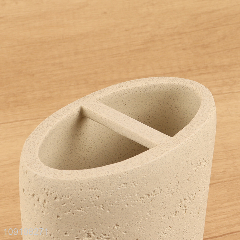 China supplier household bathroom accessories toothbrush holder toothpaste holder