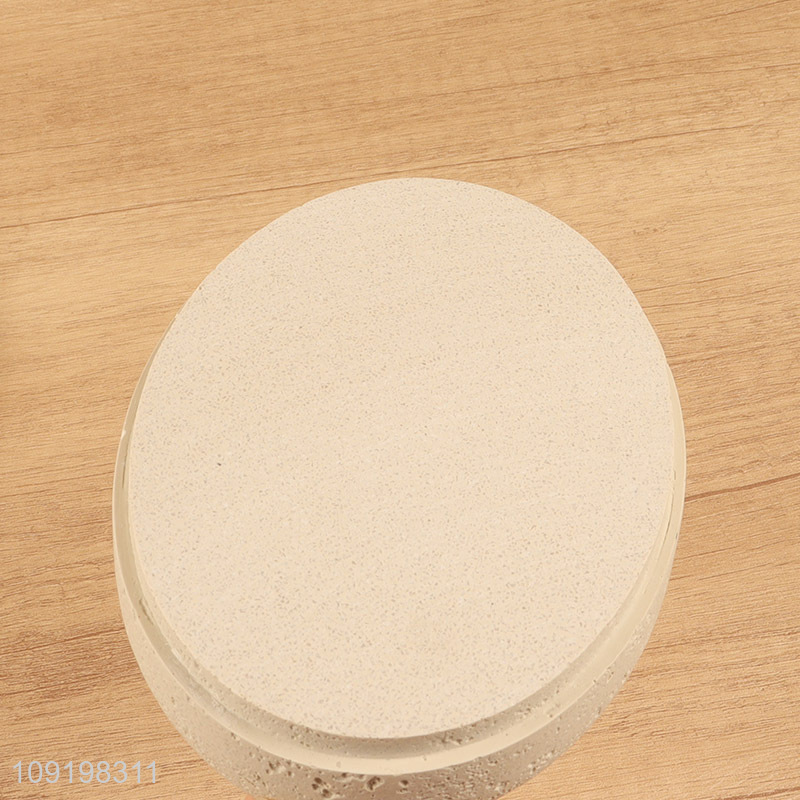 Factory direct sale oval soap tray soap holder for bathroom accessories