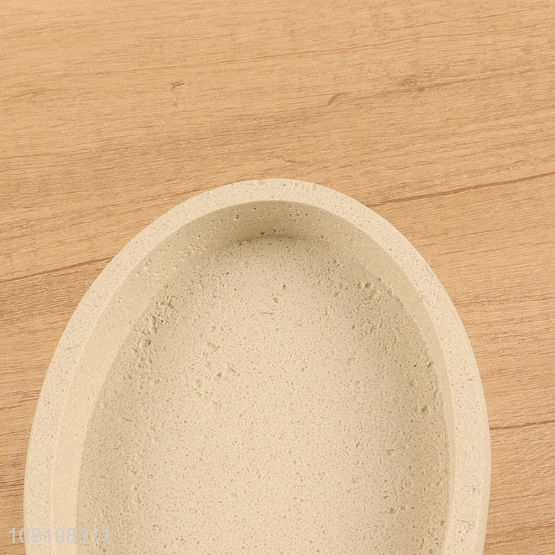 Factory direct sale oval soap tray soap holder for bathroom accessories