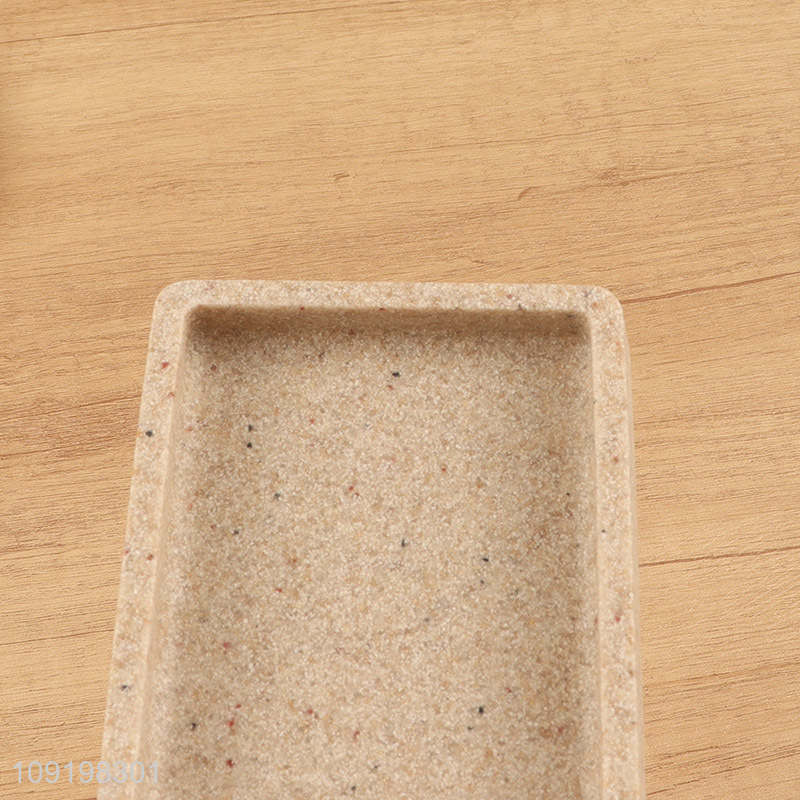 Top quality rectangle bathroom accessories soap tray soap holder