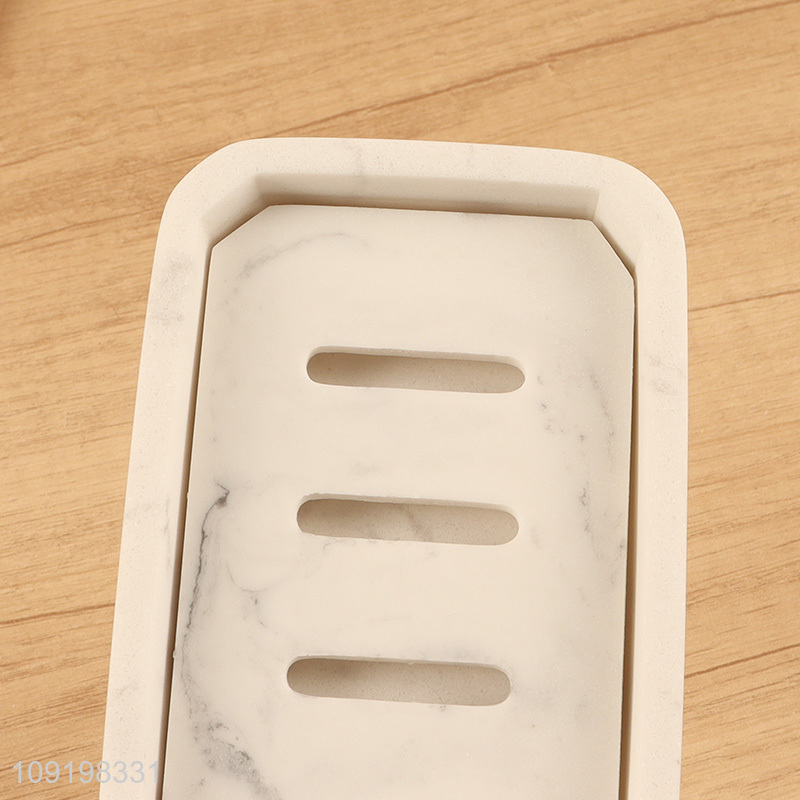 China wholesale rectangle bathroom accessories soap tray soap holder