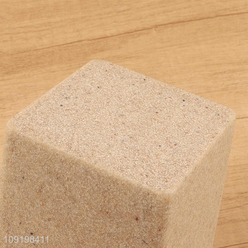 Top products square cotton swab storage tank storage jar with lid