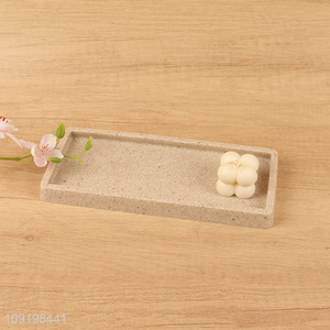 Top quality bathroom accessories rectangle hand sanitizer storage tray