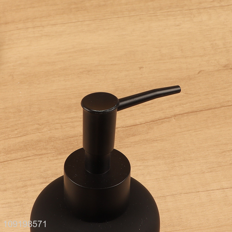 Yiwu market black home hotel liquid soap dispenser for bathroom accessories