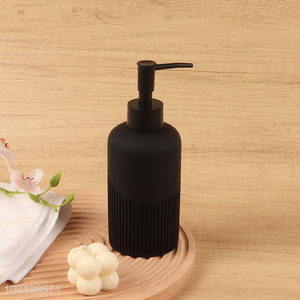 Yiwu market black home hotel liquid soap dispenser for bathroom accessories