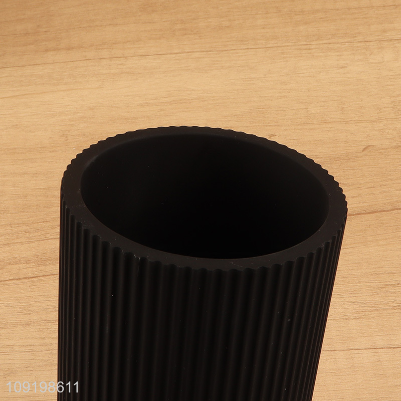 China products black long handle cleaning tool toilet brush with holder