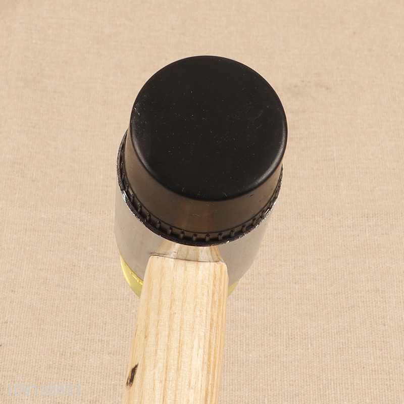 Top quality heavy duty shockproof hammer with wooden handle