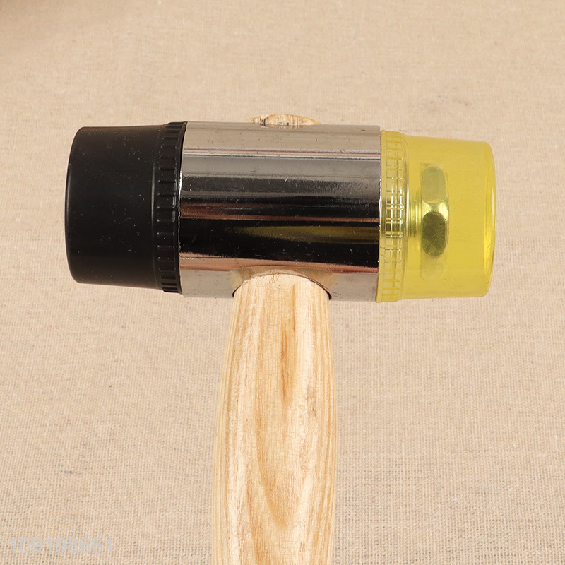 Top quality heavy duty shockproof hammer with wooden handle