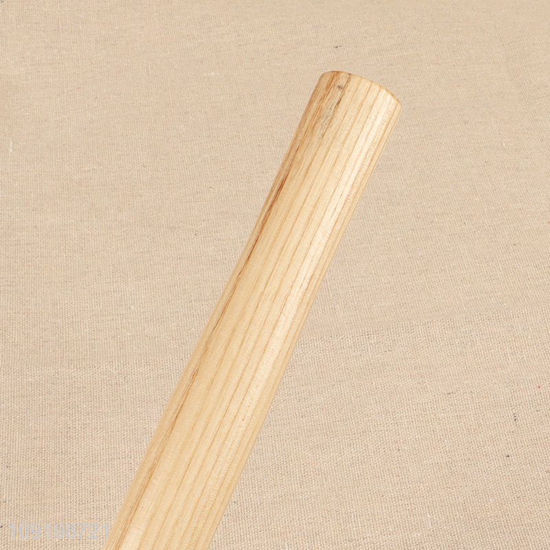 China supplier heavy duty hand tool shockproof rubber hammer with wooden handle