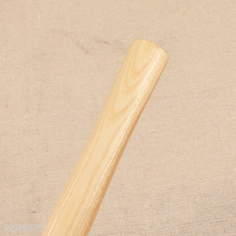 Hot products wooden handle heavy duty shockproof rubber hammer for sale